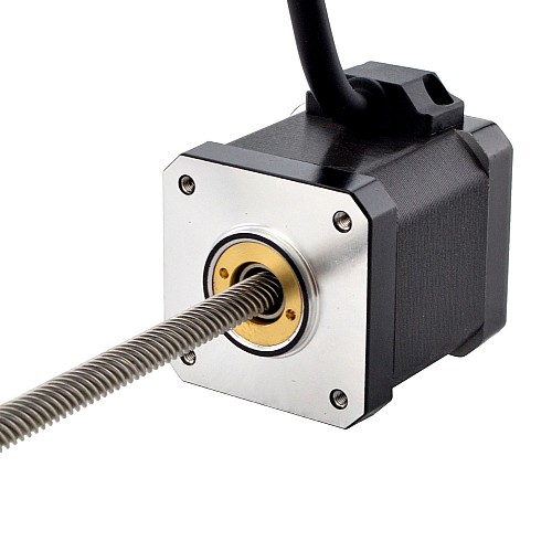 Moteur Linéaire Acme non captif NEMA 17 2,5A Fil de vis empilé 12,7mm(0,5) Longueur de fil 200mm
