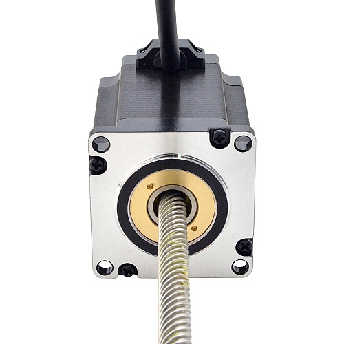 Motor lineal Acme no cautivo NEMA 23 4.0A 75mm Cable de tornillo de pila 25,4mm(1)
