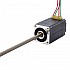 Moteur Linéaire Acme non captif NEMA 8 0,5A Fil de vis empilé 1mm(0,03937") Longueur de la vis mere 150mm