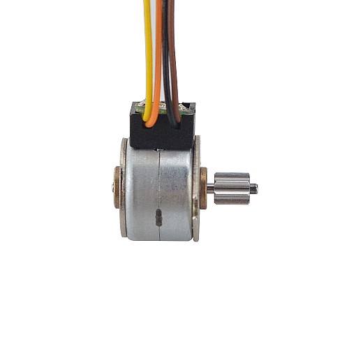 Φ15x12mm PM Stepper motor 18deg 3.43mN.m(0.486oz.in) 0.4A 4 Wires