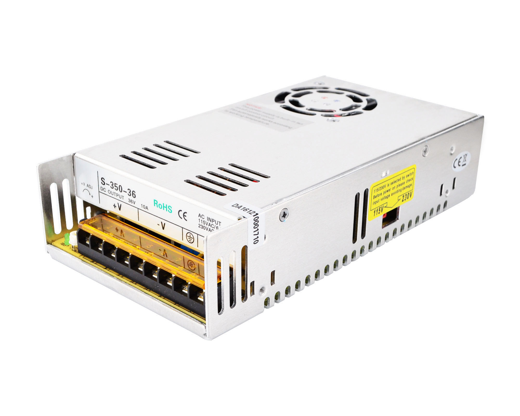 1 pc Single Output Switching Power Supply 350W 36V S-350-36 0-9.8A for CNC Router,Engraving