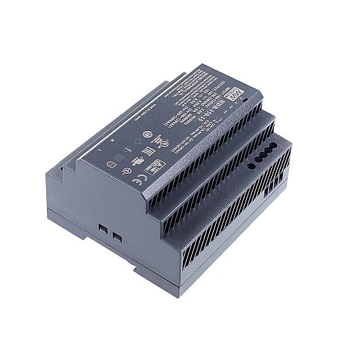 HDR-150-15 MEANWELL 15VDC 8,55A 128,3W 115VAC/9,5A 142,5W 230VAC Ultra Slim Step Shape DIN Rail voeding