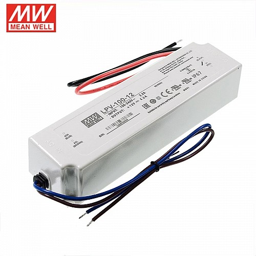 LPV-100-12 MEANWELL 12V 8.5A 100W Schaltnetzteil mit Einzelausgang
