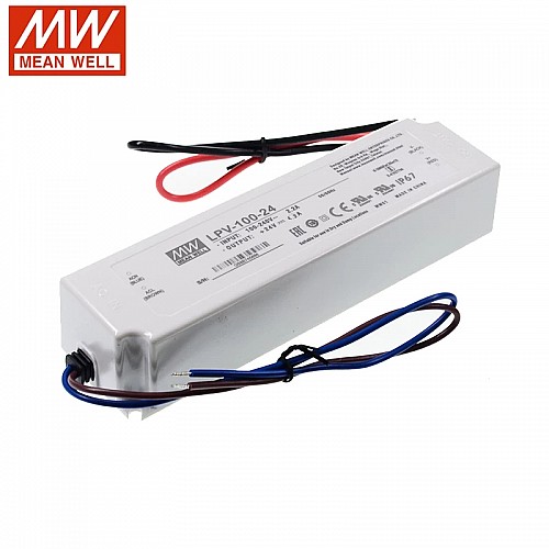 LPV-100-24 MEANWELL 24V 4.2A 100W Schaltnetzteil mit Einzelausgang