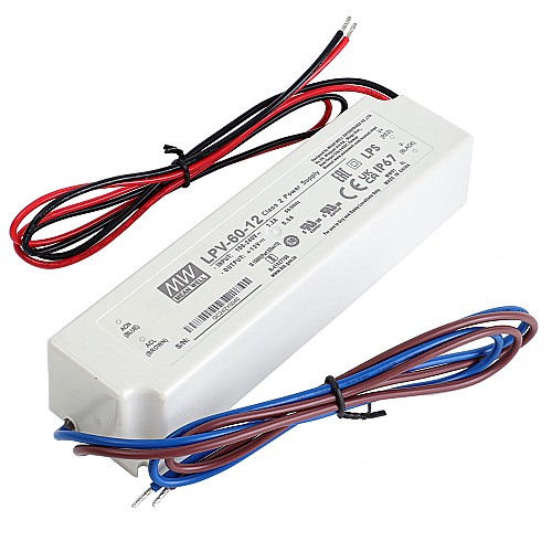 LPV-60-12 MEANWELL 60W 5A 12V Single Output Switching Power Supply