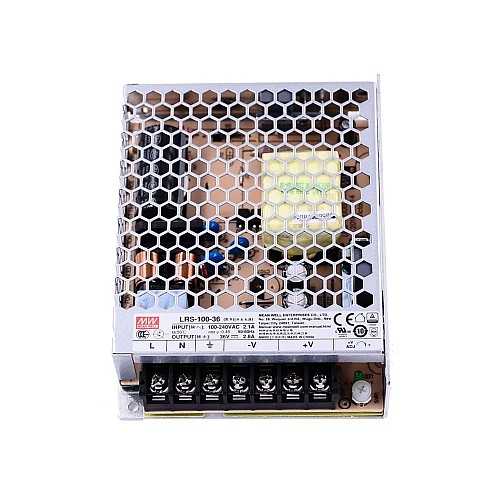 LRS-100-36 MEANWELL 100,8W 36VDC 2,8A 115/230VAC Geschlossenes Schaltnetzteil