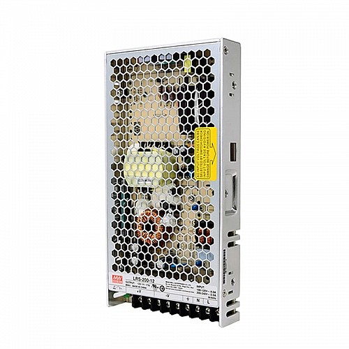 LRS-200-12 MEANWELL 200W 12VDC 17A 115/230VAC Alimentation à découpage fermée