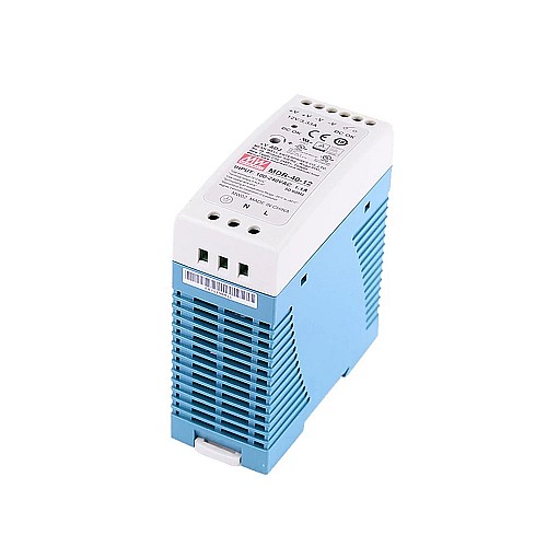 MDR-40-12 MEANWELL 40W 12VDC 3.33A 115/230VAC DIN Rail Power Supply