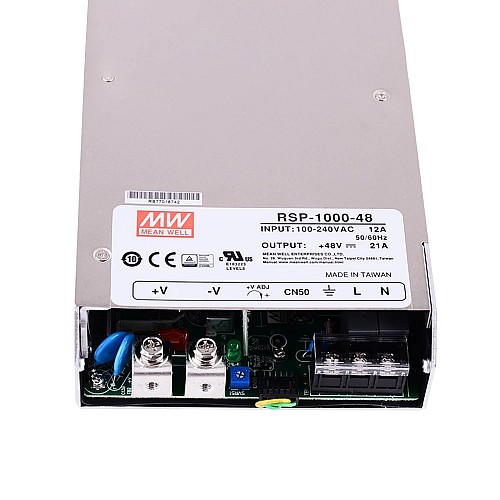 RSP-1000-48 MEANWELL 1008W 48VDC 21A 115/230VAC voeding met enkele uitgang