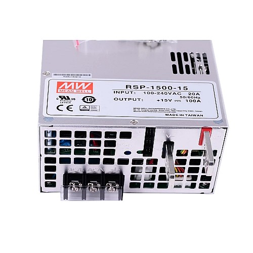 RSP-1500-15 MEANWELL 1500W 15VDC 100A 115/230VAC voeding met enkele uitgang
