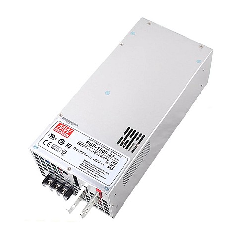 RSP-1500-27 MEANWELL 1512W 27VDC 56A 115/230VAC 단일 출력 전원 공급 장치