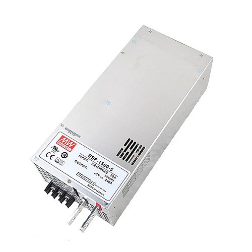 RSP-1500-5 MEANWELL 1200W 5VDC 240A 115/230VAC Fuente deAlimentación con salida única