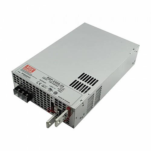 RSP-2400-24 MEANWELL Alimentation 2400W 24VDC 100A 180/230VAC avec sortie unique