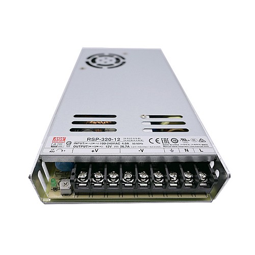 RSP-320-12 MEANWELL 320,4W 12VDC 26,7A 115/230VAC Einzelausgang mit PFC-Funktion