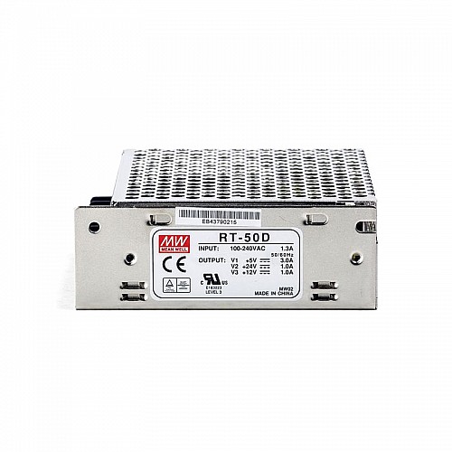 RT-50D MEANWELL 51W Triple Output Switching Power Supply