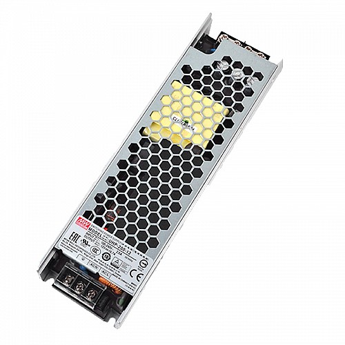 UHP-200-12 MEANWELL 200.4W 12VDC 16.7A 115/230VAC Type fin avec alimentation à découpage PFC