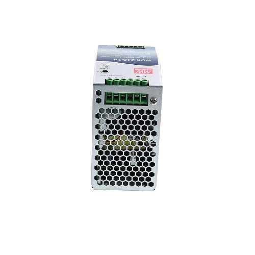 WDR-240-24 MEANWELL 240W 24VDC 10A 230/400VAC UltraWide Input Industrial DIN Rail Power Supply