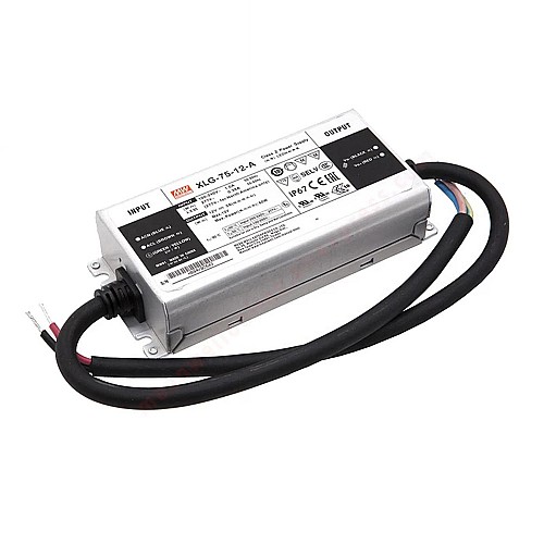 XLG-75-12-A MEANWELL 60W 12VDC 5A 115/230VAC Constant Power Mode LED Driver