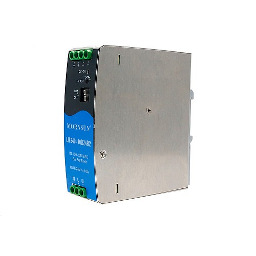 240W 24V 10.0A 85-264VAC/120-370VDC DIN Rail Switching Power Supply with PFC Function