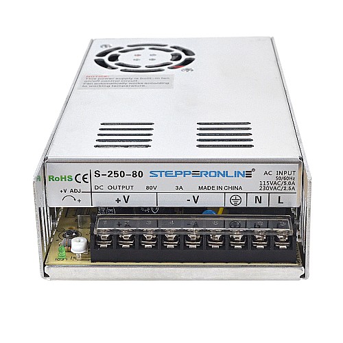 250W 80V 3.0A 115/230V schakelende voeding Stepper Motor CNC router kits