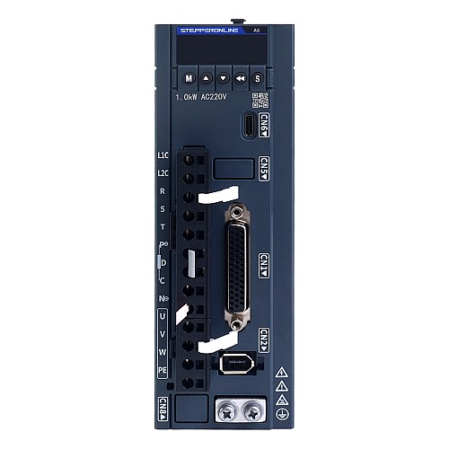 A6-Serie 1000W RS485 AC-Servomotor-Kit 3000rpm 3,18Nm mit Bremse 17-Bit-Absolutwertgeber IP67 - A6-RS1000H2B1-M17 | StepperOnline