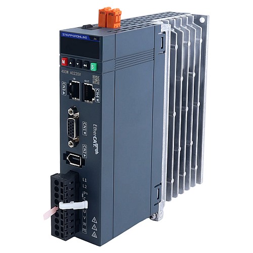 A6-Serie 400W STO Safe Torque Off EtherCAT AC Servomotor-Kit 3000rpm 1,27Nm 17-Bit Absolutgeber IP67 - A6-EC400H2A1-M17-STO | StepperOnline