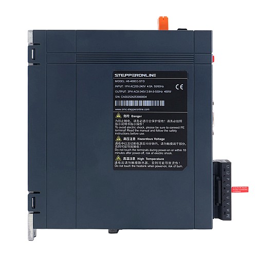 A6-Serie 400W STO Safe Torque Off EtherCAT AC Servomotor-Kit 3000rpm 1,27Nm 17-Bit Absolutgeber IP67 - A6-EC400H2A1-M17-STO | StepperOnline