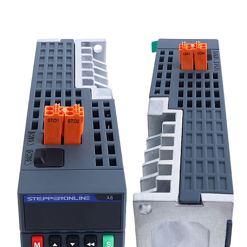 A6-Serie 400W STO Safe Torque Off EtherCAT AC Servomotor-Kit 3000rpm 1,27Nm 17-Bit Absolutgeber IP67 - A6-EC400H2A1-M17-STO | StepperOnline