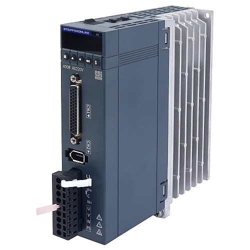 Kit de servomoteur à courant alternatif RS485 série A6 400W 3000rpm 1,27Nm encodeur absolu 17 bits IP67 - A6-RS400H2A1-M17 | StepperOnline
