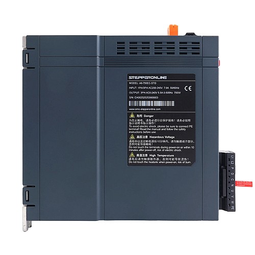 A6-Serie 750W STO Safe Torque Off EtherCAT AC Servomotor-Kit 3000rpm 2,39Nm 17-Bit Absolutgeber IP67 - A6-EC750H2A1-M17-STO | StepperOnline