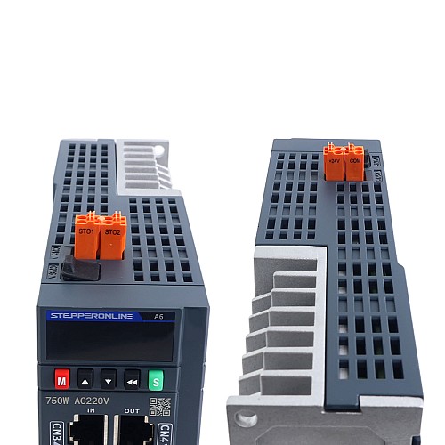 A6-Serie 750W STO Safe Torque Off EtherCAT AC Servomotor-Kit 3000rpm 2,39Nm 17-Bit Absolutgeber IP67 - A6-EC750H2A1-M17-STO | StepperOnline