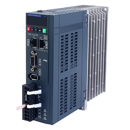 750-W-PROFINET-AC-Servomotor-Kit der A6-Serie, 3000rpm, 2,39Nm, 17-Bit-Absolutwertgeber IP67 - A6-PN750H2A1-M17 | StepperOnline