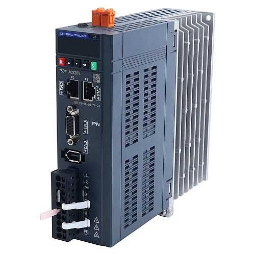 A6-Serie 750W STO Safe Torque Off PROFINET AC Servomotor-Kit 3000rpm 2,39Nm 17-Bit Absolutgeber IP67 - A6-PN750H2A1-M17-STO | StepperOnline