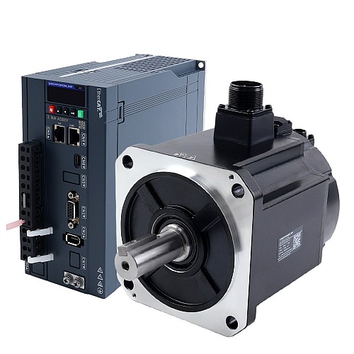 A6H Serie 1800W EtherCAT AC Servomotor Kit 1500rpm 11,50Nm mit Bremse 17-Bit Absolutgeber IP67 - A6H-EC1800H3B1-M17 | StepperOnline