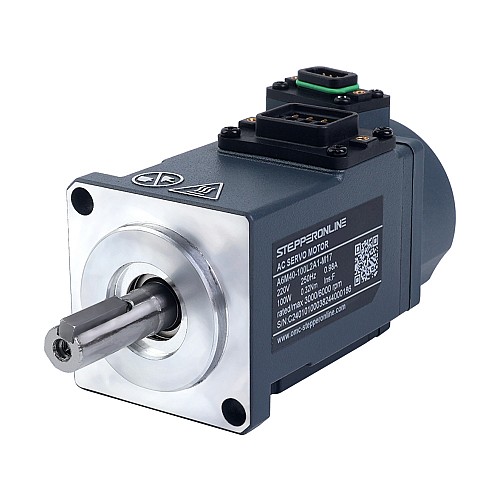A6-Serie 100W RS485 AC-Servomotor-Kit 3000rpm 0,32Nm 17-Bit-Absolutwertgeber IP67 - A6-RS100L2A1-M17 | StepperOnline
