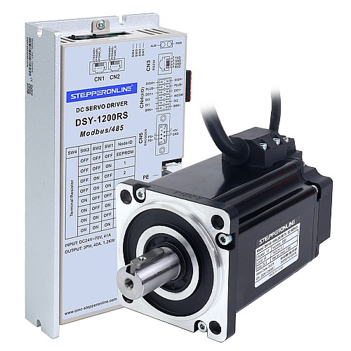 Servomoteur DC RS485 1000W série DSY 24-70VDC 3,20Nm Codeur incrémental 17 bits 3000rpm IP65 - DSY-RS1000L2A2-M17S | StepperOnline