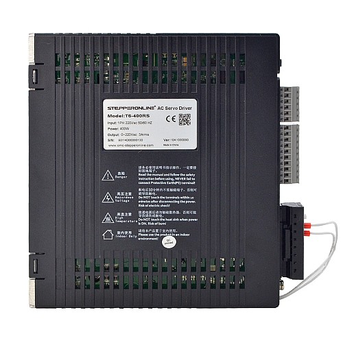 Kit servomoteur AC série T6 400W 3000rpm 1,27Nm encodeur 17bits IP65