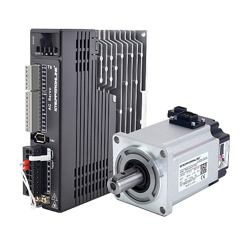 T6-Serie 400W AC-Servomotor-Kit 3000rpm 1,27Nm 23-Bit-Encoder IP67