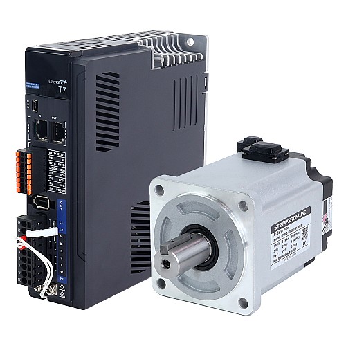 T7-Serie EtherCAT 1000W AC-Servomotor-Kit 3000rpm 3,18Nm 23-Bit-Encoder IP67