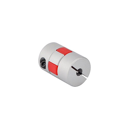 Accoppiatore flessibile da 8mm - 8mm con accoppiamento a ganascia 30x40 mm