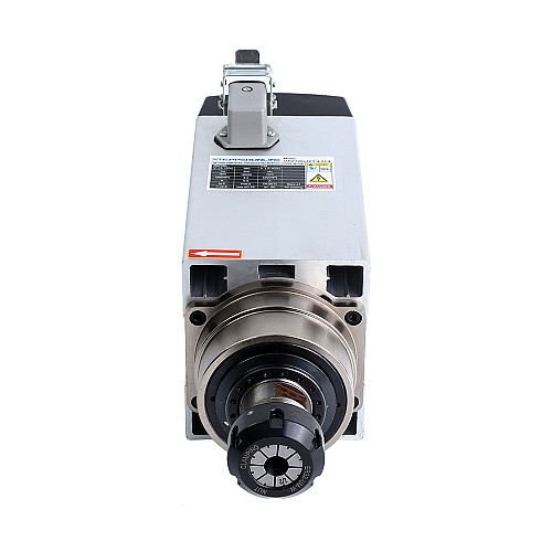 Carré Moteur de broche Refroidi à lair 380V 4.5KW 18000RPM 300Hz ER32 Collet CNC Machine