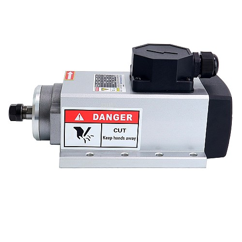 220V 1.5KW 80x73x175.5mm Air Cooled Spindle Motor and 2HP 1.5KW 7.0A Variable Frequency Drive Kit