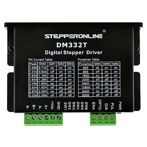 Digitale Stepper Drive 1.0-3.2A 10-30VDC voor Nema 17, 23 Stappenmotor
