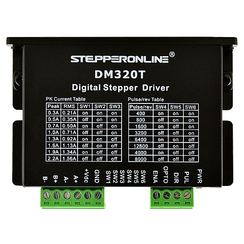 Nema 8, 11, 14, 16, 17 스테퍼 모터용 디지털 스테퍼 드라이버 0.3-2.2A 10-30VDC