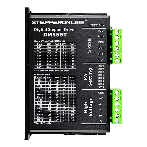 Driver passo-passo digitale 1.8-5.6A 20-50VDC per motore passo-passo Nema 23, 24, 34
