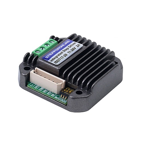 Driver motore passo-passo integrato 0,6-2,0A 11-28V CC Versione ultra silenziosa per motore passo-passo NEMA 17 - ISDT17-20 | StepperOnline UK