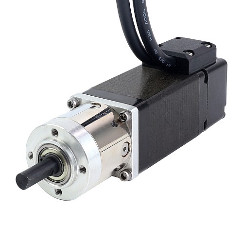 Nema 11 Stepper con ingranaggio ad anello chiuso L=51mm Rapporto di trasmissione 5:1 Encoder 1000PPR(4000CPR) - 11HS20-1004D-E1000-PG5 | StepperOnline