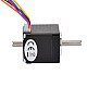 Dual Shaft Nema 11 Unipolar 1.8deg 4.3Ncm(6.1oz.in) 0.95A 28x31mm 6 Wires