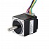 Doppelwelle Nema 11 Unipolar 1,8deg 4,3Ncm(6,1oz.in) 0,95A 28x28x31,5mm 6 Drähte