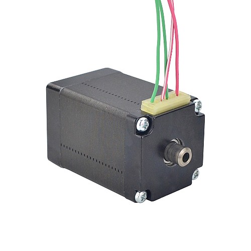 Motore ad albero cavo Nema 11A doppio albero bipolare 7,5Ncm(10,6oz.in) 1,0A 28x28x44 mm
